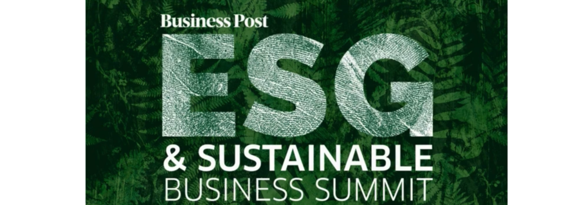 Flyer with BFBI logo and ESG & Sustainable Business Summit logo